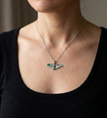 Bat necklace with a further-reduced pendant