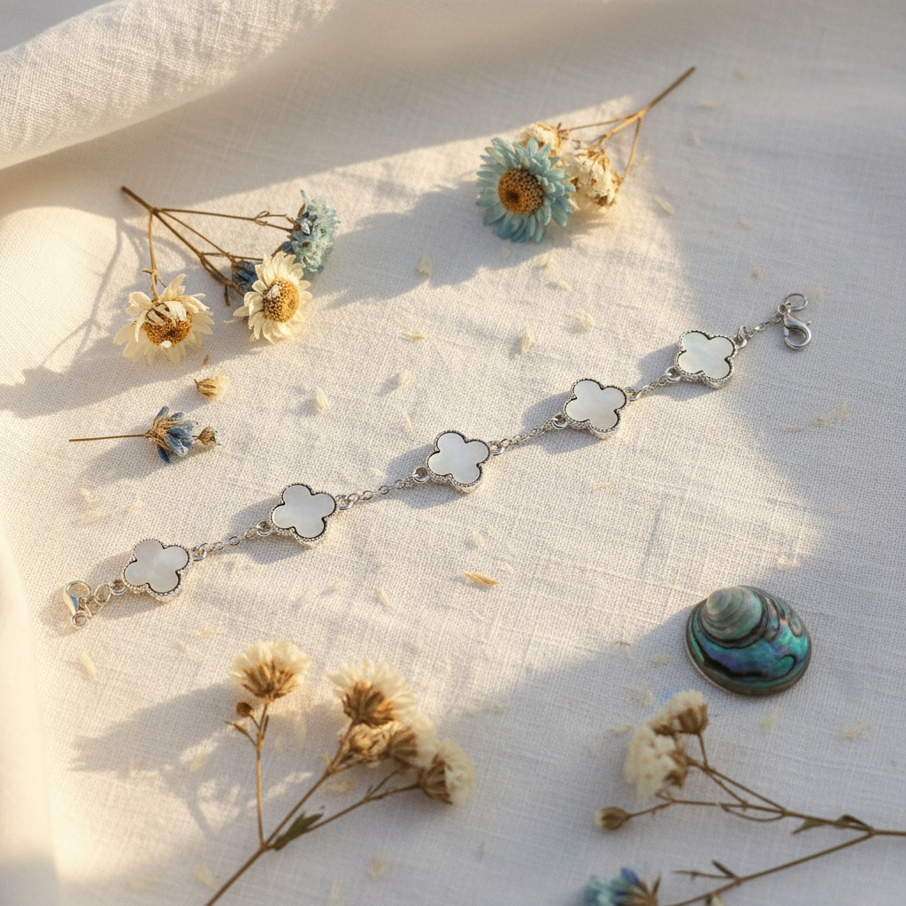 Linen flat lay