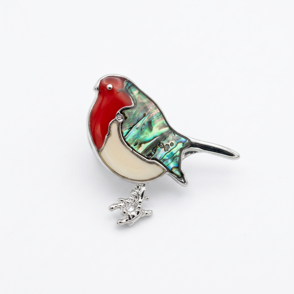 Robin jewellery on a clean white background